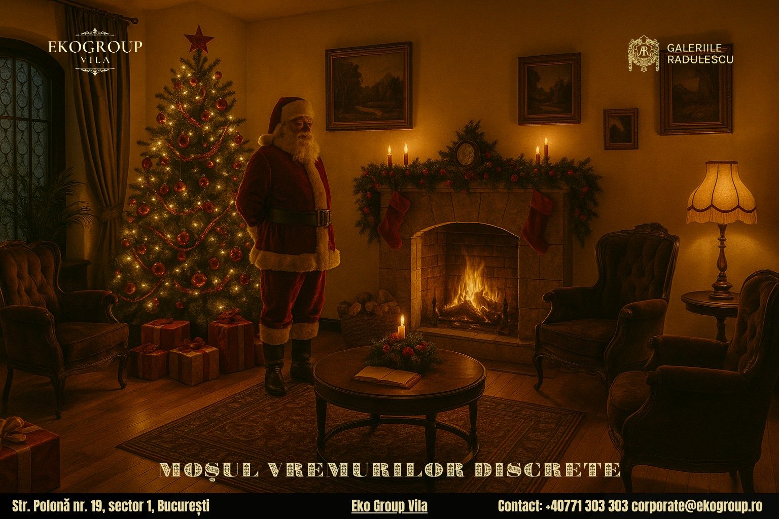 Legenda lui Moș Crăciun în farmecul anilor ’30 la Eko Group Vila